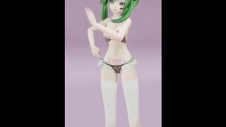 HATSUNE MIKU UNDRESS DANCE HENTAI NUDE VERTICAL SCREEN 3D DARK GREEN HAIR COLOR EDIT SMIXIX
