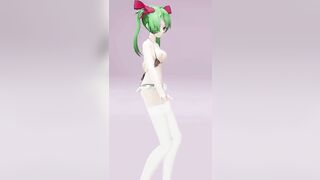 HATSUNE MIKU UNDRESS DANCE HENTAI NUDE VERTICAL SCREEN 3D DARK GREEN HAIR COLOR EDIT SMIXIX