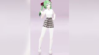 HATSUNE MIKU UNDRESS DANCE HENTAI NUDE VERTICAL SCREEN 3D DARK GREEN HAIR COLOR EDIT SMIXIX