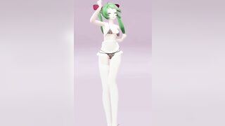 HATSUNE MIKU UNDRESS DANCE HENTAI NUDE VERTICAL SCREEN 3D DARK GREEN HAIR COLOR EDIT SMIXIX