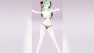 HATSUNE MIKU UNDRESS DANCE HENTAI NUDE VERTICAL SCREEN 3D DARK GREEN HAIR COLOR EDIT SMIXIX
