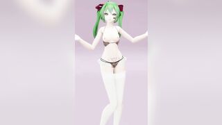 HATSUNE MIKU UNDRESS DANCE HENTAI NUDE VERTICAL SCREEN 3D DARK GREEN HAIR COLOR EDIT SMIXIX