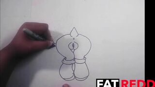 Drawing Sonic Rouge the Bat