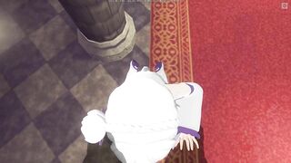 3D HENTAI POV Emilia blowjob