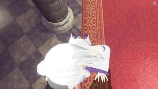 3D HENTAI POV Emilia blowjob