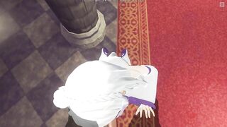 3D HENTAI POV Emilia blowjob