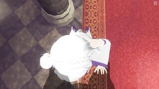 3D HENTAI POV Emilia blowjob