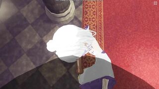 3D HENTAI POV Emilia blowjob