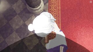 3D HENTAI POV Emilia blowjob