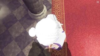 3D HENTAI POV Emilia blowjob