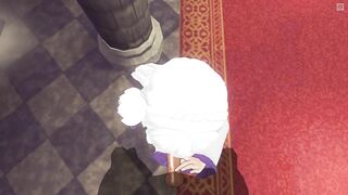3D HENTAI POV Emilia blowjob