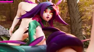 NEKKO Threesome 3D HENTAI