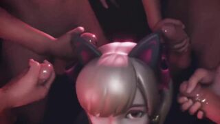 HARD SEX INTENSE GANGBANG SWEET PLEASURE TASTY HOT ASS【BY】bell_nsfw