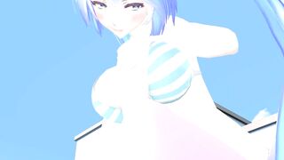Imbapovi - Miku Blows to Pop Pink Balloon