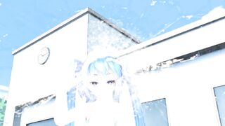 Imbapovi - Miku Blows to Pop Pink Balloon