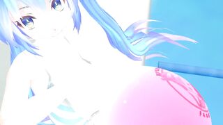 Imbapovi - Miku Blows to Pop Pink Balloon