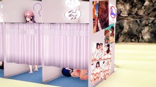 Paid shower room To Love Ru NTR - MMD