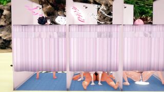 Paid shower room To Love Ru NTR - MMD