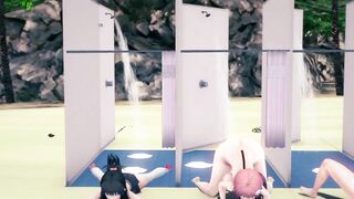 Paid shower room To Love Ru NTR - MMD