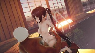 Genshin Impact Mona in SwimPool