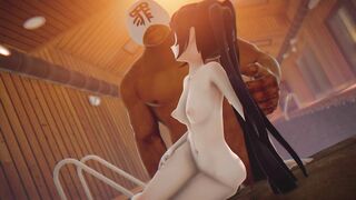 Genshin Impact Mona in SwimPool