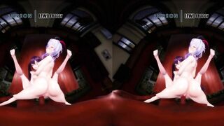 Genshin Impact - Ganyu & Mona Teamwork Pleasure