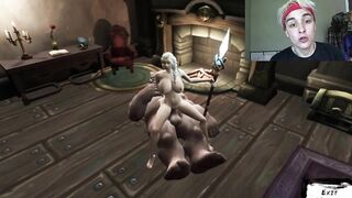 GIANT MONSTER WITH THE BIGGEST DICK FUCKS SLIM TEEN GIRL / LOAD MOANS