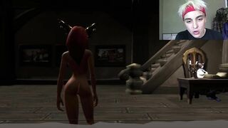 GIANT MONSTER WITH THE BIGGEST DICK FUCKS SLIM TEEN GIRL / LOAD MOANS