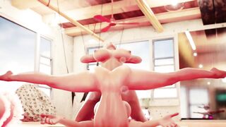 Dick girls Yoga fuck