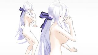 【MMD】Haku - Lamb (simple tailoring)【R-18】