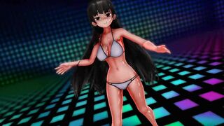 【MMD】LUVORATORRRRRY! - Isokaze bikini slight erotic【R-18】