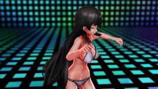 【MMD】LUVORATORRRRRY! - Isokaze bikini slight erotic【R-18】