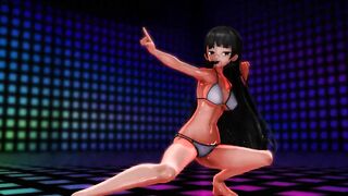【MMD】LUVORATORRRRRY! - Isokaze bikini slight erotic【R-18】