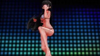 【MMD】LUVORATORRRRRY! - Isokaze bikini slight erotic【R-18】