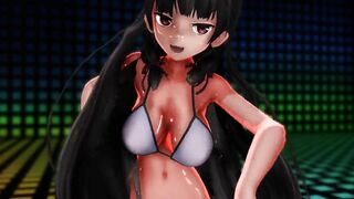 【MMD】LUVORATORRRRRY! - Isokaze bikini slight erotic【R-18】