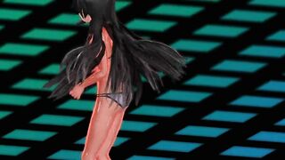 【MMD】LUVORATORRRRRY! - Isokaze bikini slight erotic【R-18】