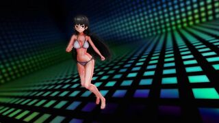 【MMD】LUVORATORRRRRY! - Isokaze bikini slight erotic【R-18】
