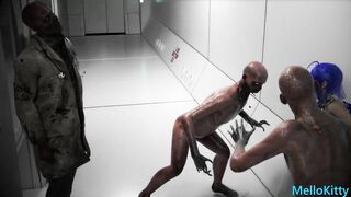 Elf Faced Asian Racing Model Fucks Monster Cock - First Tied Up BDSM Gangbang
