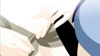 Huge boobs blonde girl hentai