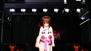 【SEX TOY-MMD】Inferior character series - Yukiho【No sound】【R-18】