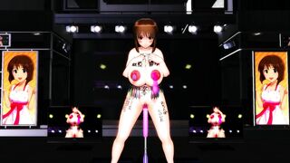 【SEX TOY-MMD】Inferior character series - Yukiho【No sound】【R-18】