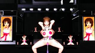 【SEX TOY-MMD】Inferior character series - Yukiho【No sound】【R-18】