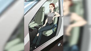 Sex in the patrol car hentai game