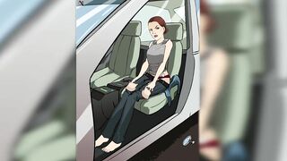 Sex in the patrol car hentai game