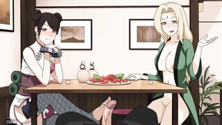 Kunoichi Trainer - Ninja Naruto Trainer - Part 63 - Naked Tsunade TenTen FootJob By LoveSkySanX