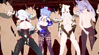 Full role orgy - Sick Like That - Genshin Impact