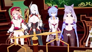 Full role orgy - Sick Like That - Genshin Impact