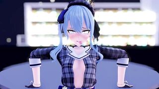 SuiSex - Hololive Hoshimachi Suisei Vtuber Porno - MMD