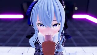 SuiSex - Hololive Hoshimachi Suisei Vtuber Porno - MMD