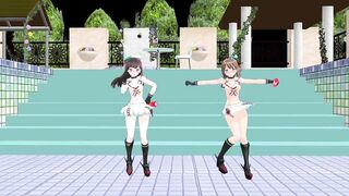 【MMD】Chokai Maya Viva Happy【R-18】